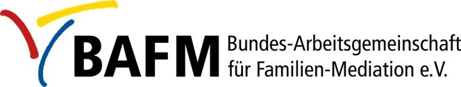 BAFM Bundes-Arbeitsgemeinschaft für Familien-Mediation e.V. BAFM
Bundes-Arbeitsgemeinschaft für Familien-Mediation e.V.